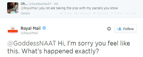 royal mail tweet
