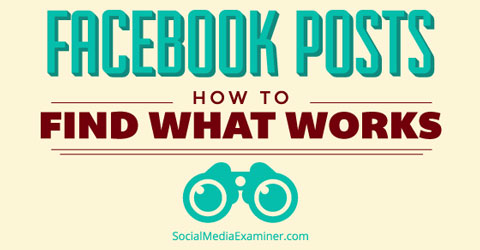 what works for facebook posts