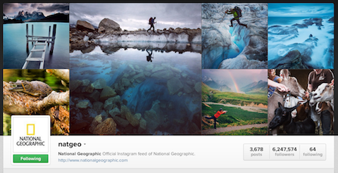 national geographic instagram profile