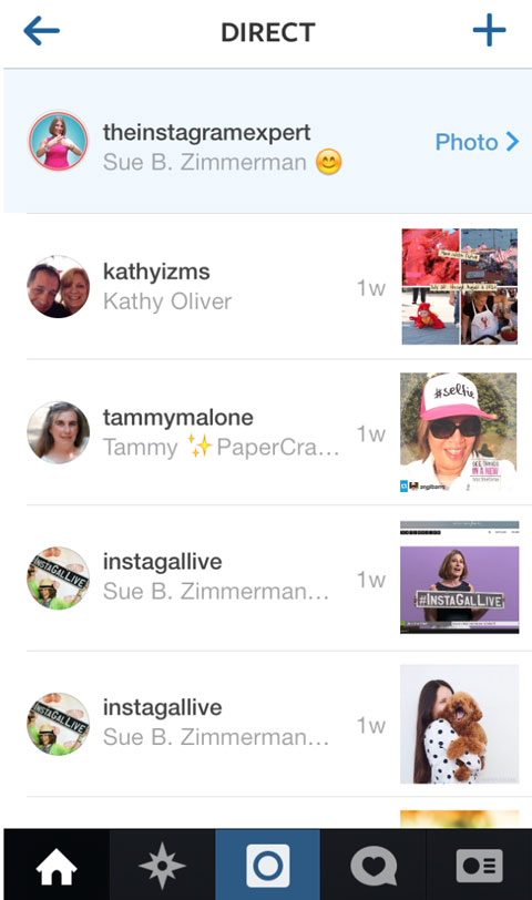 Hasil gambar untuk social media instagram direct message