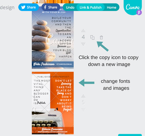 canva image templates