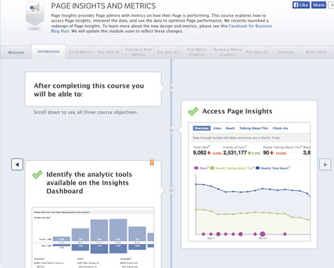 facebook studio insights section