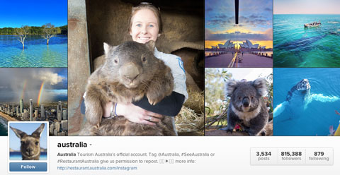 tourism australia instagram