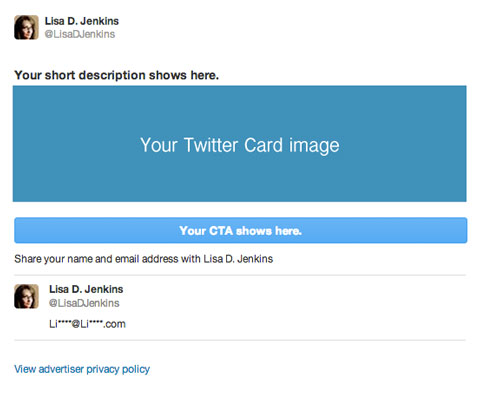 twitter card example