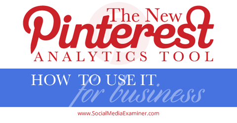 new pinterest analytics