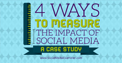 measure the impact of social media