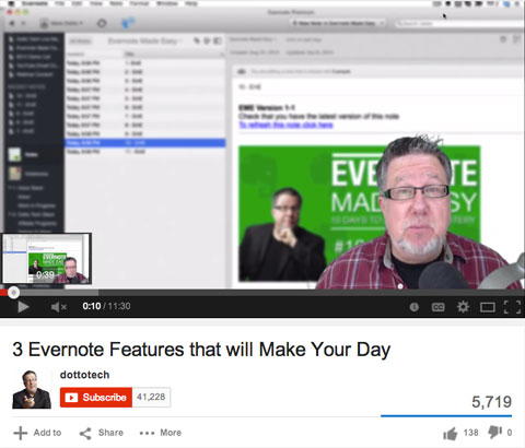 evernote video