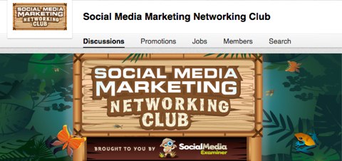 social media marketing networking club header