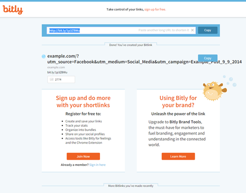 bitly url shortener