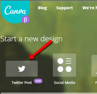 canva menu