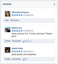 reviews on facebook