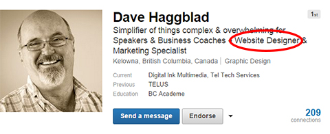 linkedin profile