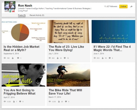 LinkedIn's publishing feature allows everyone to publish content to its network. How is yours standing out?