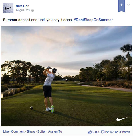 nike golf post