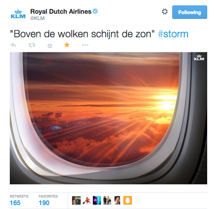 klm tweet