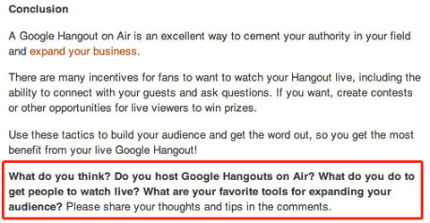 blog comment invitation