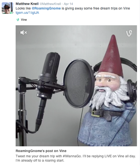 roaming gnome video responses