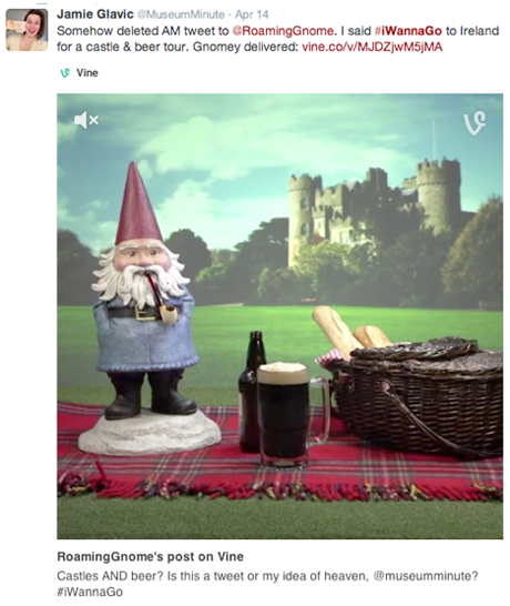 roaming gnome vine response