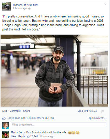 hony facebook post