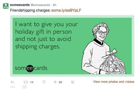 someecards branded url tweet