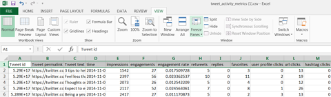 export of data