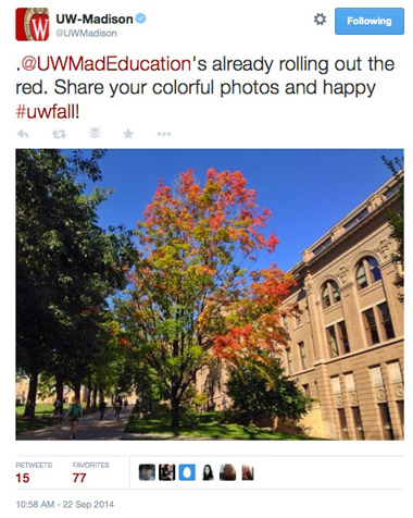 uw madison hashtag post