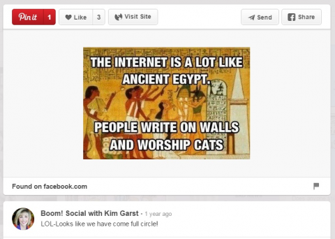 People are eager to share comics and memes with their friends and family.