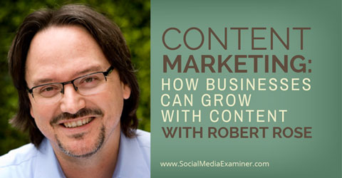 social media examiner podcast with robert rose