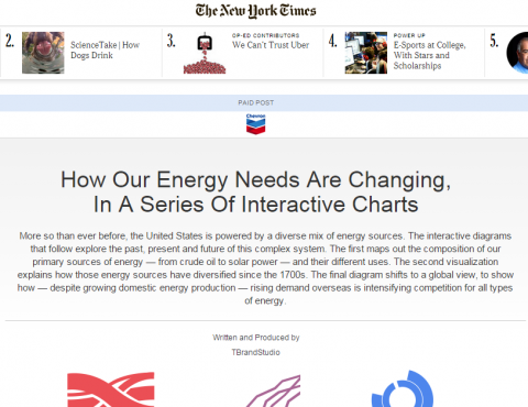 More and more, publications are seeing opportunities to leverage native advertising and have opened a section of their publications or online space to it.