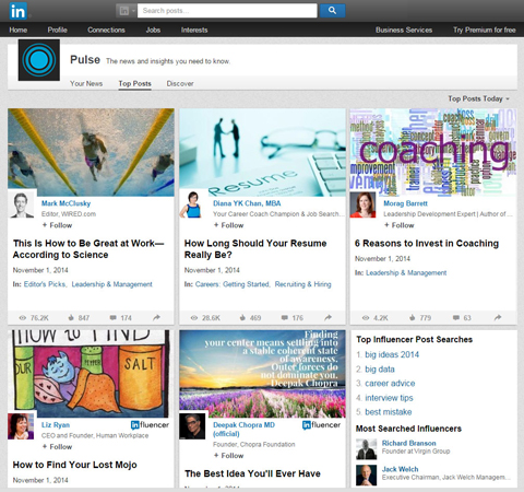 linkedin pulse posts