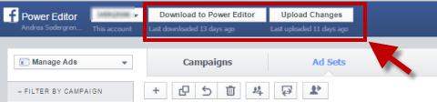 power editor download upload option