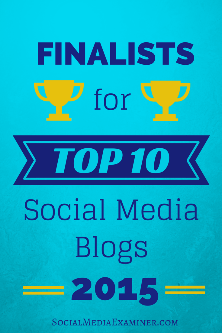 2015 top ten social media blog contest