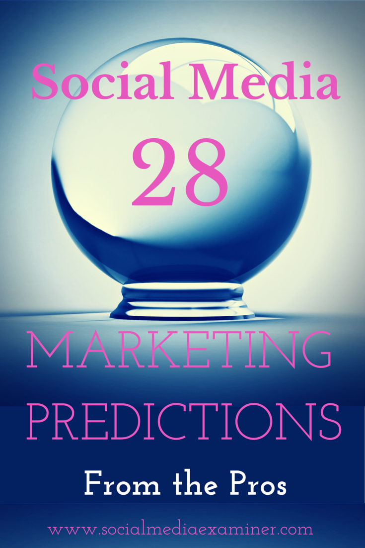 28 social media predictions for 2015