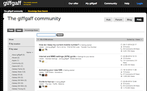 giffgaff community