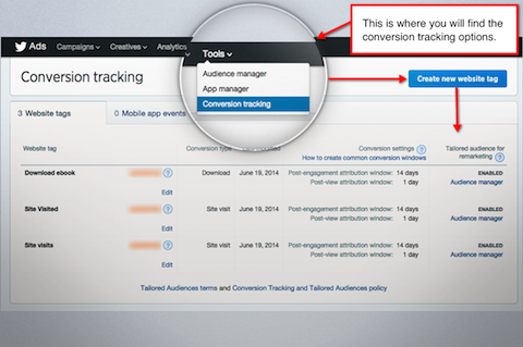 tracking conversions