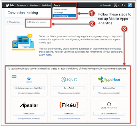 set up mobile analytics