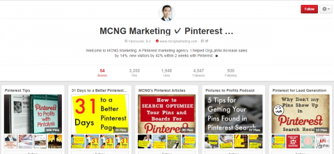 Vincent found that Facebook and Twitter didn't drive as much traffic to his site as Pinterest.