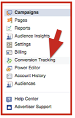 facebook ad conversion tracking