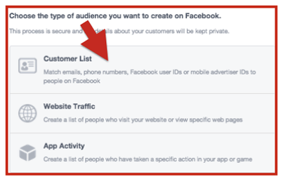 facebook audience options