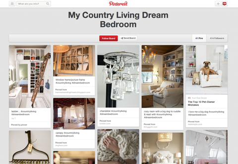 country living pinterest contest board