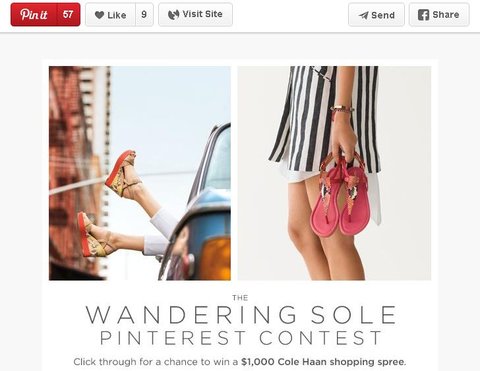 cole haan pinterest contest