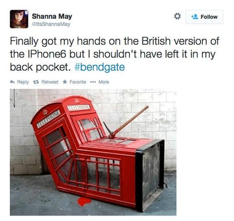 #bendgate tweet