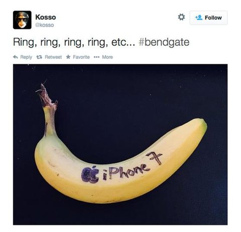 #bendgate tweet