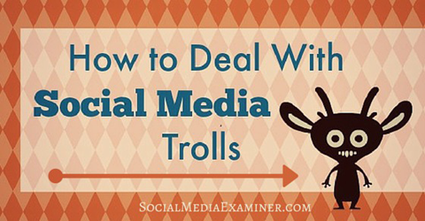 deal with social media trolls