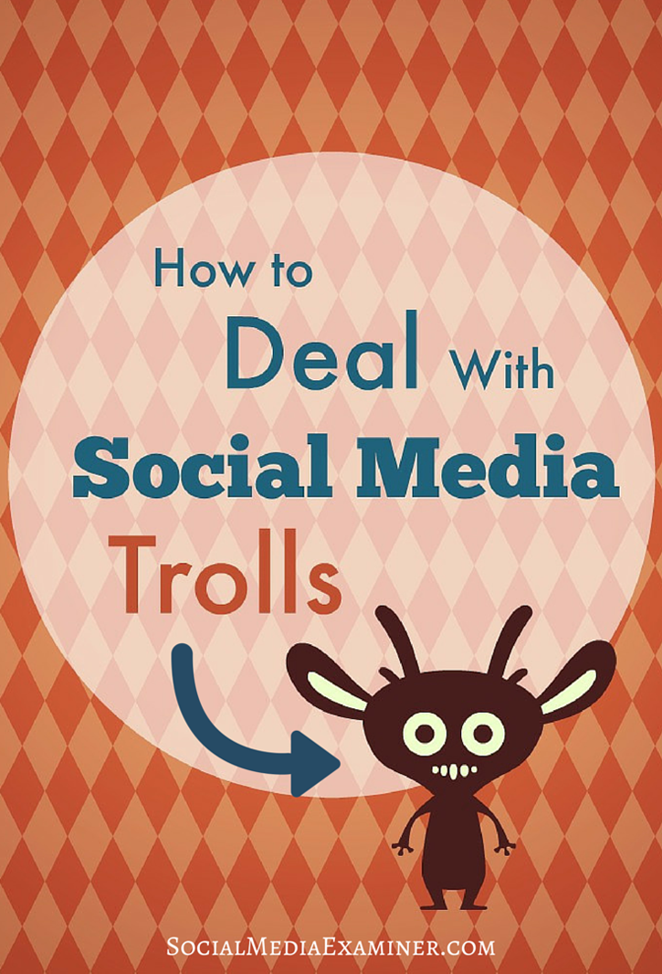how to deal with social media trolls