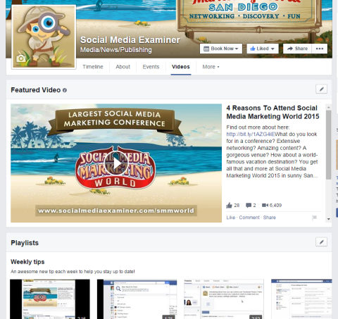 social media examiner feature video on facebook tab