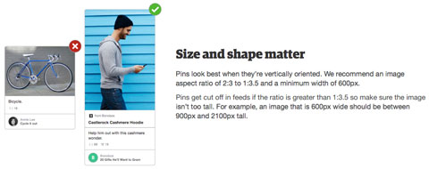 pinterest image dimension recommendations