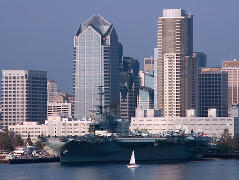 uss midway skyline