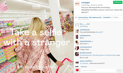 nasty gal instagram contest image