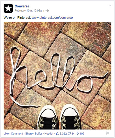 converse facebook image post